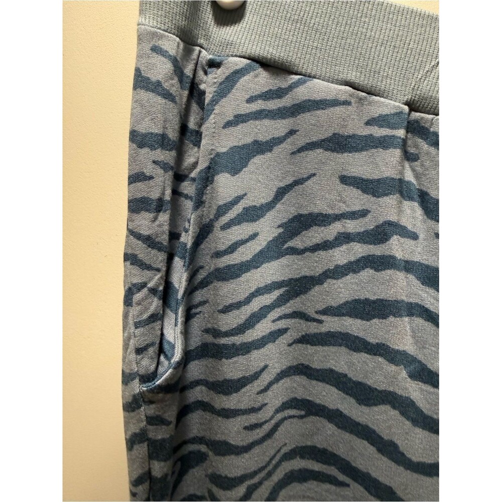 All Worthy Blue Zebra Print Lounge Pants - Relaxed Fit - Picture 4 of 8